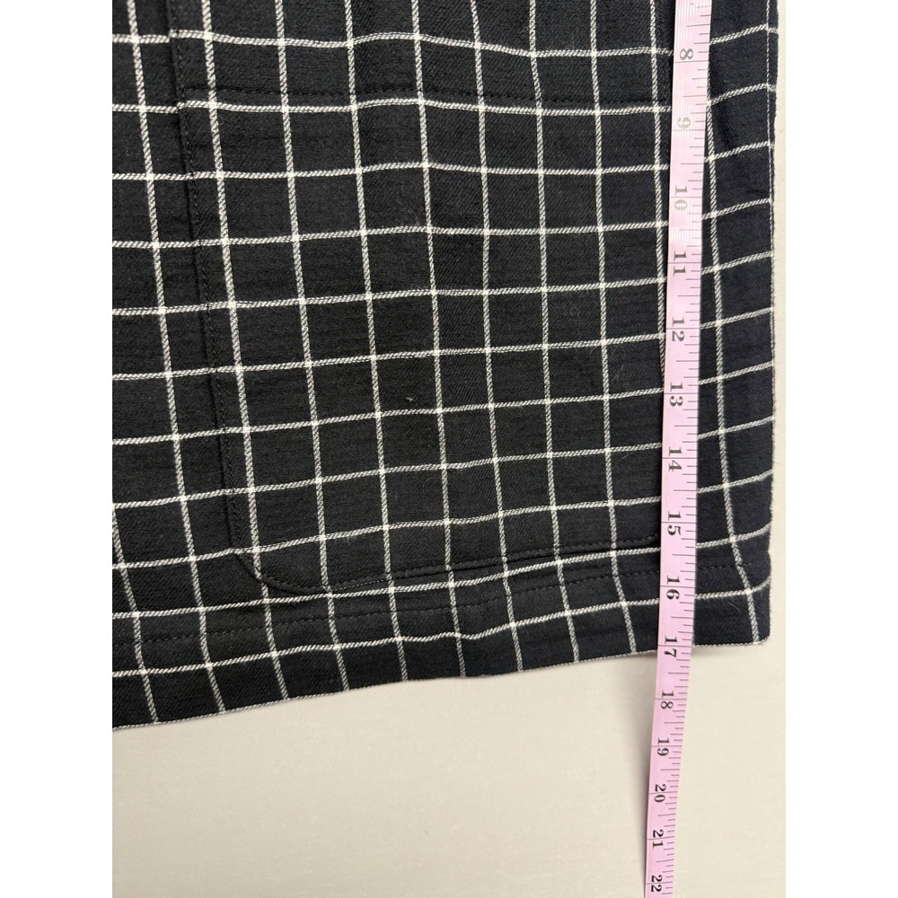 Madewell Waffleback Shaw Blazer Jacket Black White Windowpane Plaid NWT Sz L - Picture 7 of 15
